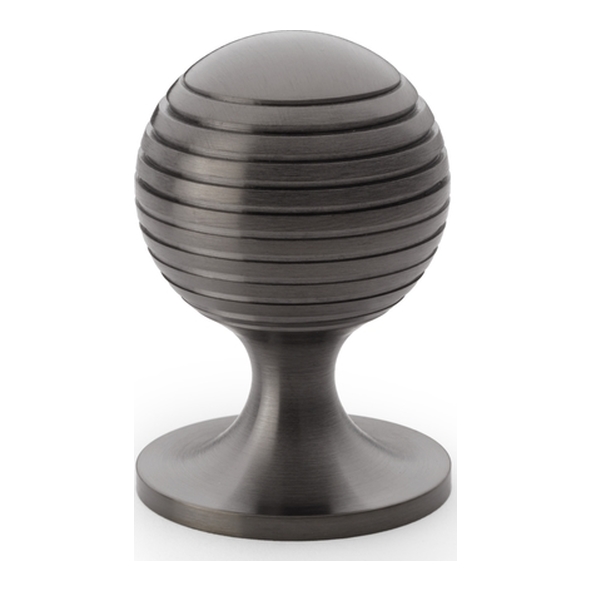 AW832-38-DBZPVD • 38mm • Dark Bronze • Alexander & Wilks Caesar Cupboard Knob on Round Rose